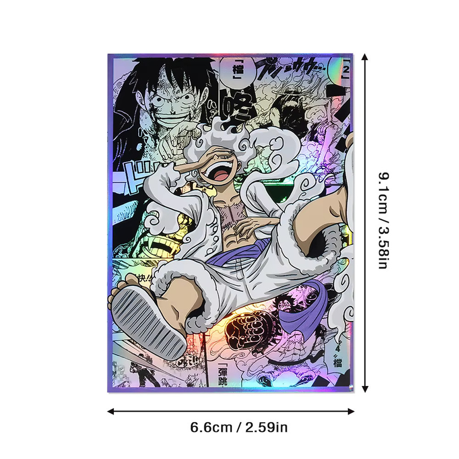 Bandai One Piece Ruffy Laser Anime Kartenhüllen, 60-teiliges Set, Bunt / Mehrfarbig - Bild 2