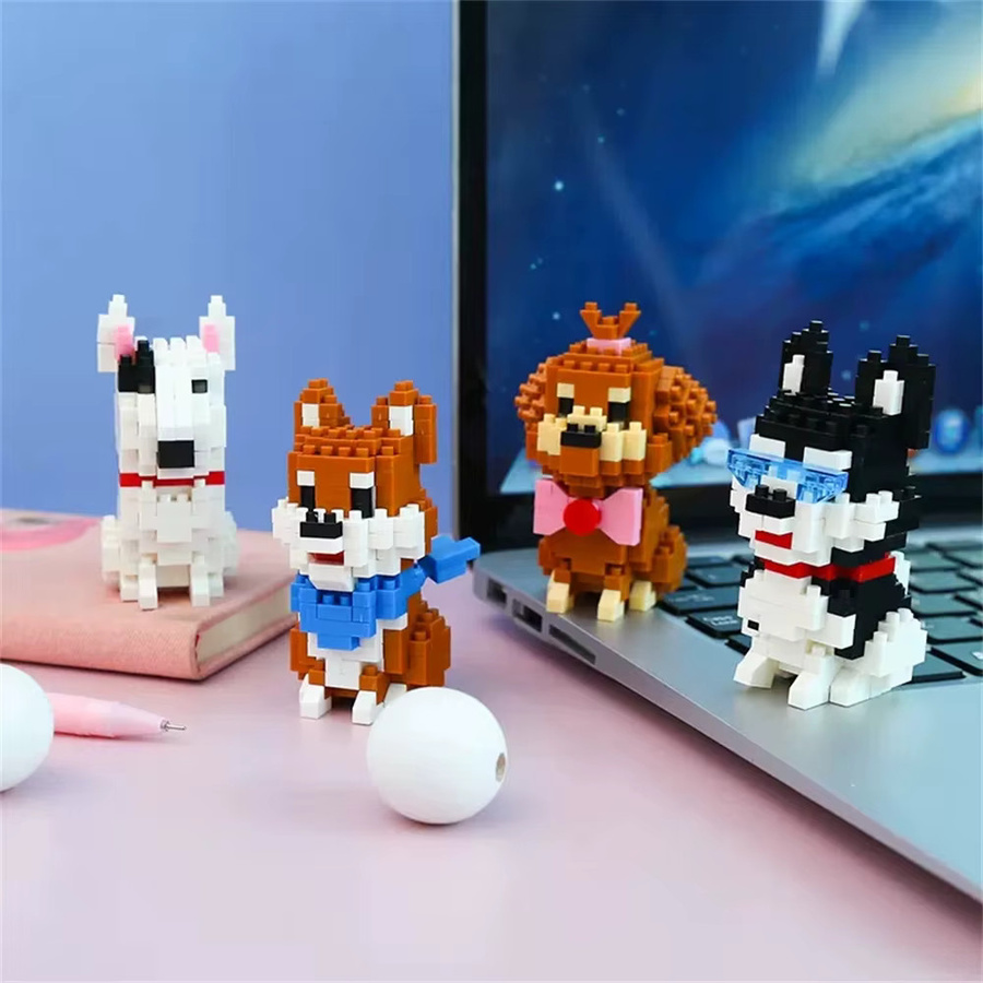 Doubuilt Micro-Mini-Bausteinspielzeug Tiere, Bunt / Mehrfarbig, Kunststoff - Bild 2