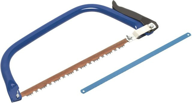 LUX-TOOLS Bügelsäge Classic in Blau mit 300 mm Sägeblattlänge - Bild 1