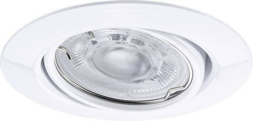 Paulmann LED-Einbauleuchte GU10 in Weiß, verstellbar, warmweiß - Bild 1