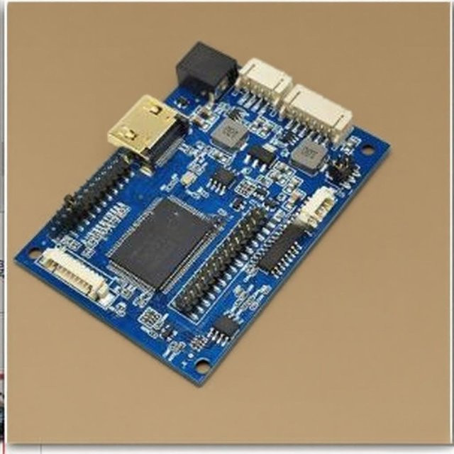 HDMI zu LVDS LCD-Bildschirm-Treiberplatine für 7 bis 42 Zoll Displays, programmierfreie Jumper-Treiberplatine in Blau - Bild 1