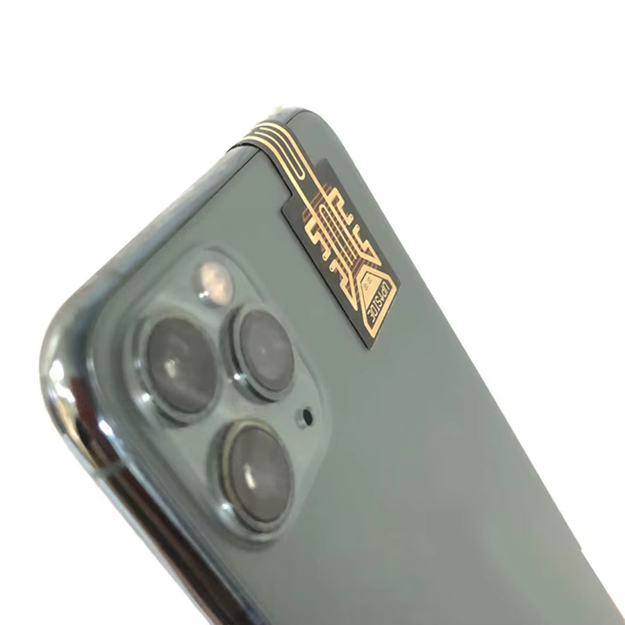 8er Set SP11 Pro Smartphone Signal Booster Aufkleber als universeller Handy Antennen Verstärker für Videoanrufe und Gaming in Gold - Bild 3
