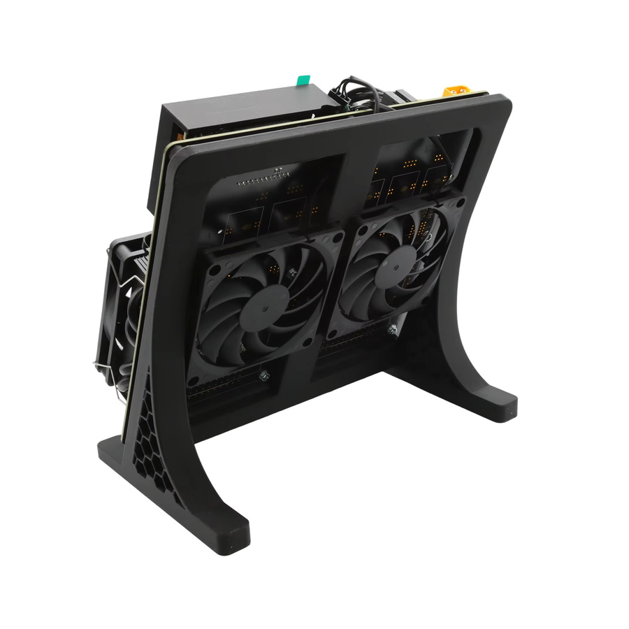 Nerdoctaxe Rev3.1 Bitcoin Miner mit 3,5-Zoll-Display und Netzteil, Schwarz, 12Th/s, 200W - Bild 5