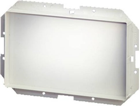 Hensel Abdeckung Gr.1 FP AP aus Kunststoff in Weiß - Bild 1