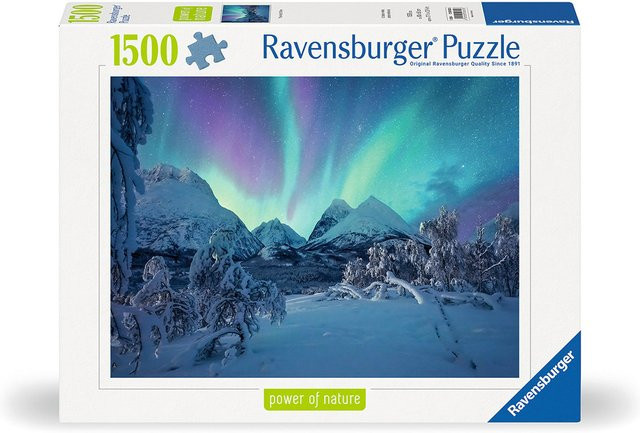 Ravensburger Puzzle Wenn die Nordlichter tanzen, 1.500 Teile, ab 14 Jahre - Bild 1