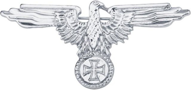 Lullabe Anstecknadel Kreuzadler, Silber, Metall, Unisex - Bild 1
