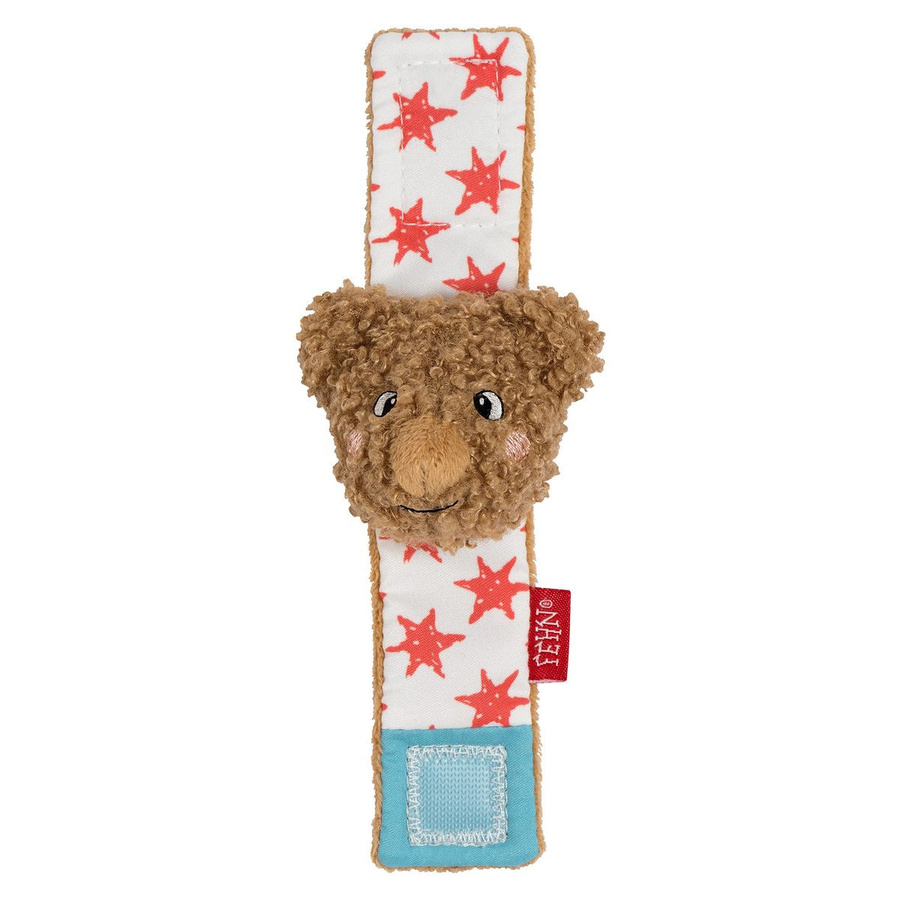 Fehn Rassel-Armband Bär, Plüsch / Textil, ab 0 Jahre - Bild 1