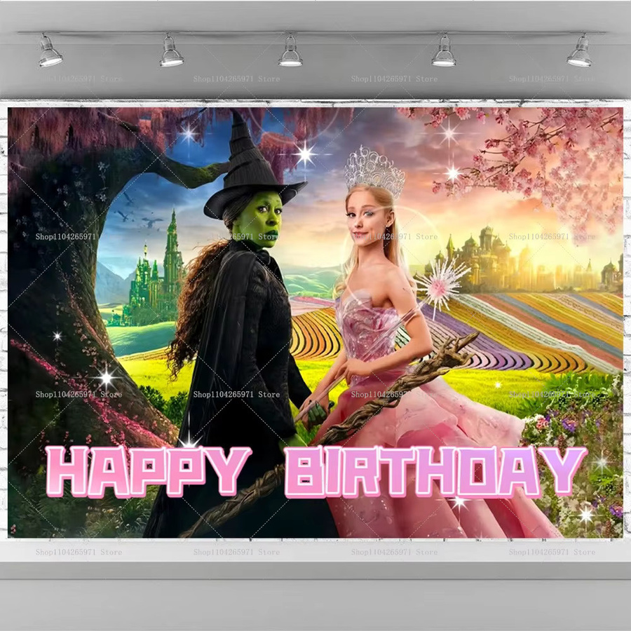 Magische Hexen-Kulisse als Deko-Banner für deine Geburtstagsparty, Mehrfarbig, B: 150 cm, H: 100 cm - Bild 3