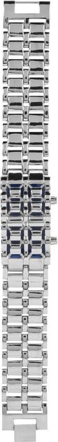 TOMTOP Armbanduhr Edelstahl, Digitaluhr, Silber, Unisex - Bild 1
