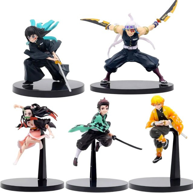 Bandai Demon Slayer Actionfiguren-Set, Kunststoff, Bunt / Mehrfarbig - Bild 1