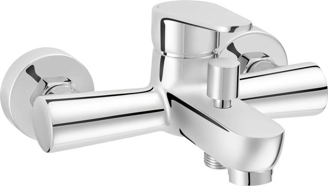baliv Wannenarmatur WA-5060 mit Einhebelmischer und Sprayfunktion in Chrom - Bild 1