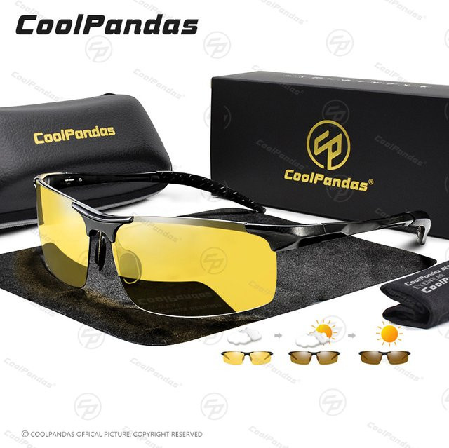 CoolPandas Sportsonnenbrille, Aluminium, Magnesium, polarisiert, Männer - Bild 1
