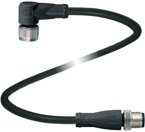 Pepperl+Fuchs 241552 Sensor-Aktor-Steckverbinder konfektioniert, 8-polig, Schwarz, Länge: 0,6 m - Bild 1