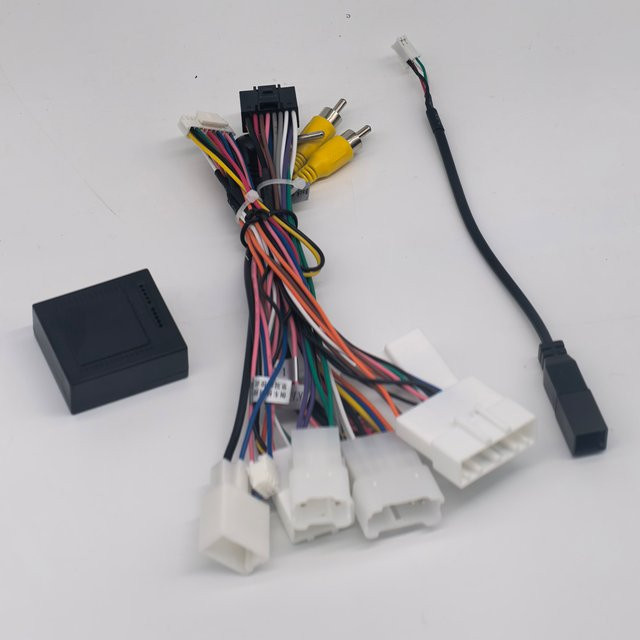 16-Pin Android Kabelbaum Stromkabel Adapter mit Canbus für Toyota Corolla, Camry und RAV4 in Multicolour - Bild 1