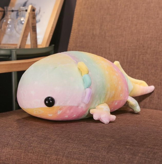 Bunter Plüsch-Dinosaurier-Fisch, Plüschtier, 37cm, ab 12 Jahren - Bild 1