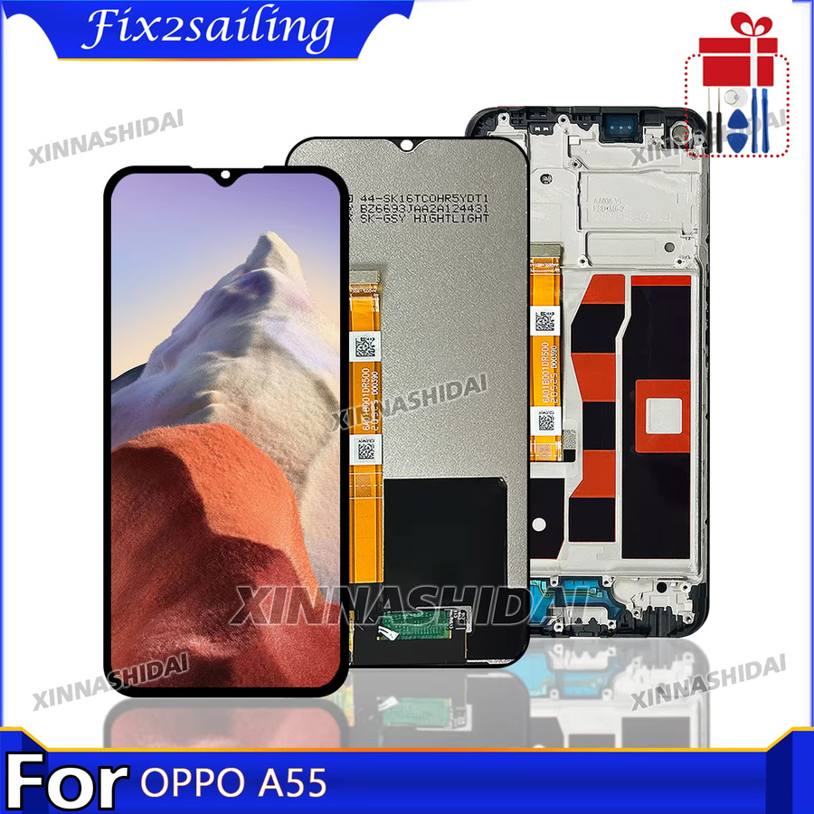 OPPO A55 CPH2325 LCD Display Touchscreen Digitizer Montage mit 6,51 Zoll Bildschirm Ersatz - Bild 1