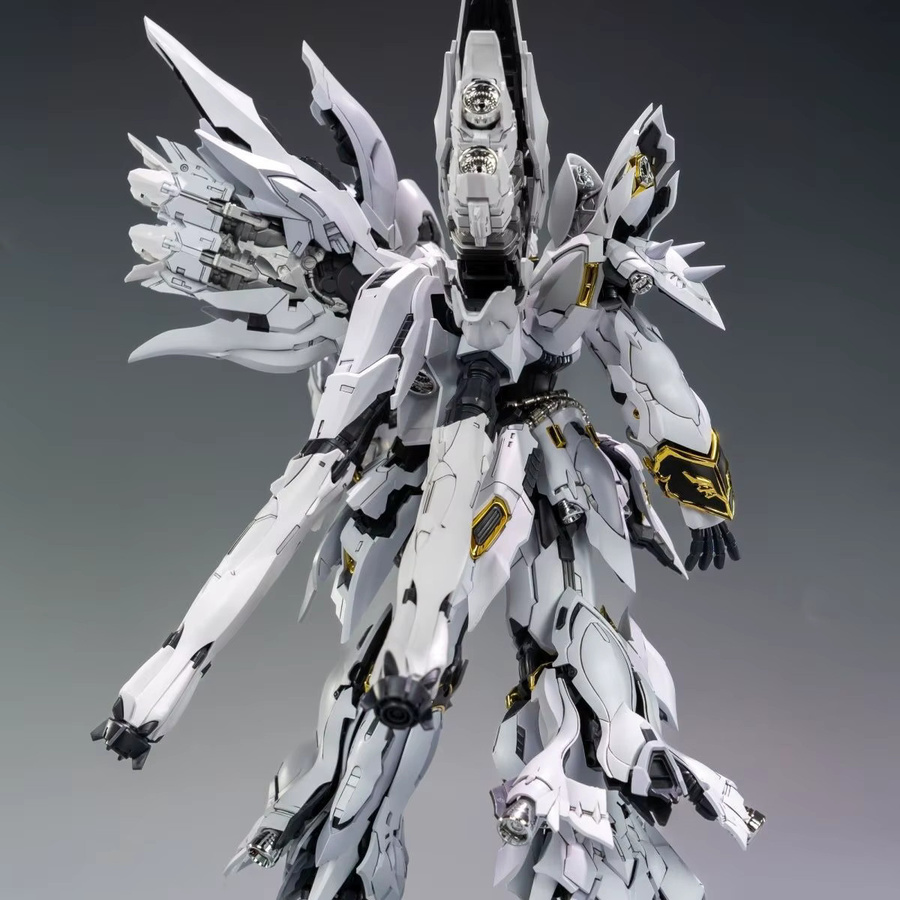 Bandai Mg Sinanju Gk Style, Modell Kit, 1:100, Kunststoff, Rot/Weiß - Bild 3