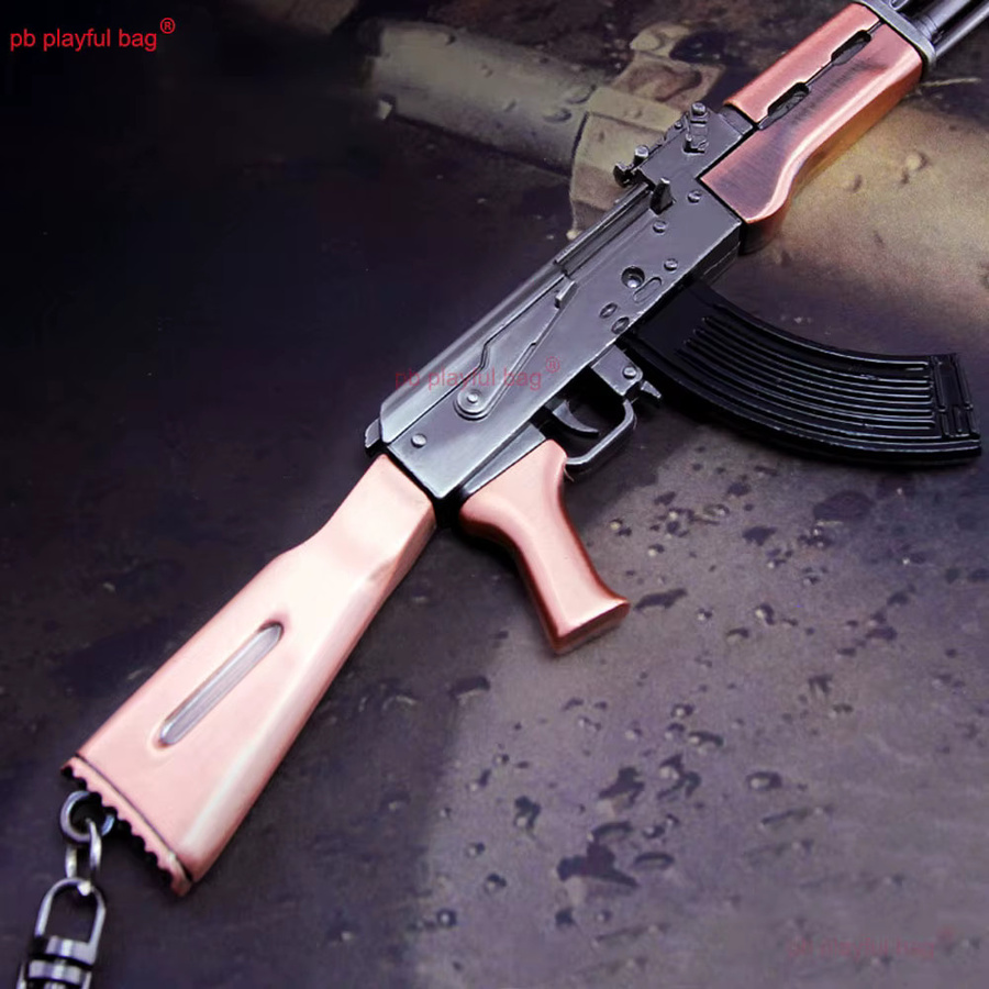 PB Playful bag, Spielzeug Pistole AKM, Metall, Modell Schlüsselbund - Bild 4