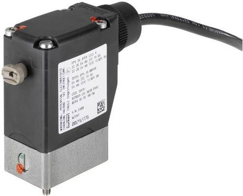 Bürkert Magnetventil 68328 0331 in Schwarz mit 24V Spannung - Bild 1