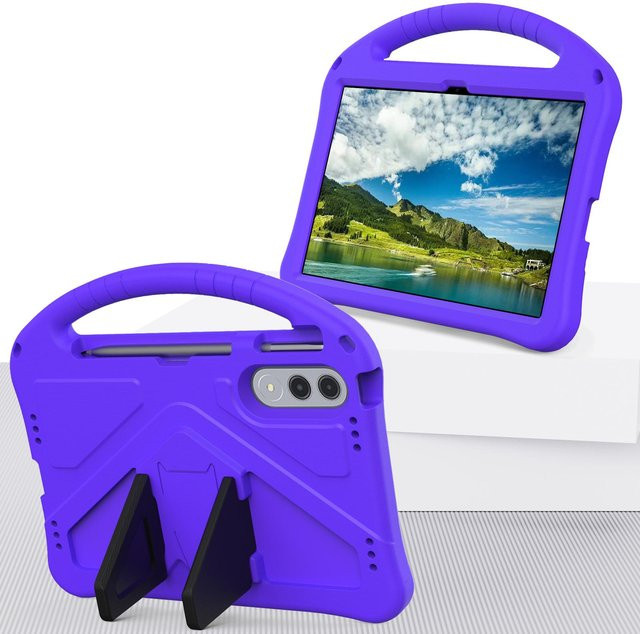 Lenovo Xiaoxin Pad Pro GT 11,1 Zoll Hülle EVA Stoßfeste Tablet-Abdeckung mit Ständer und Griff für Kinder in Lila - Bild 1
