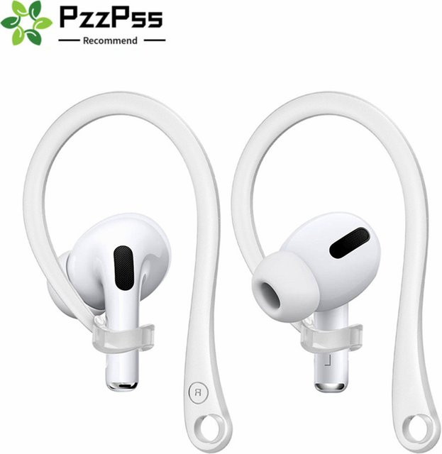 Silikon Ohr Haken für Apple AirPods Pro 1 2 3 als Sport Ohrbügel Zubehör in Schwarz oder Weiß - Bild 1