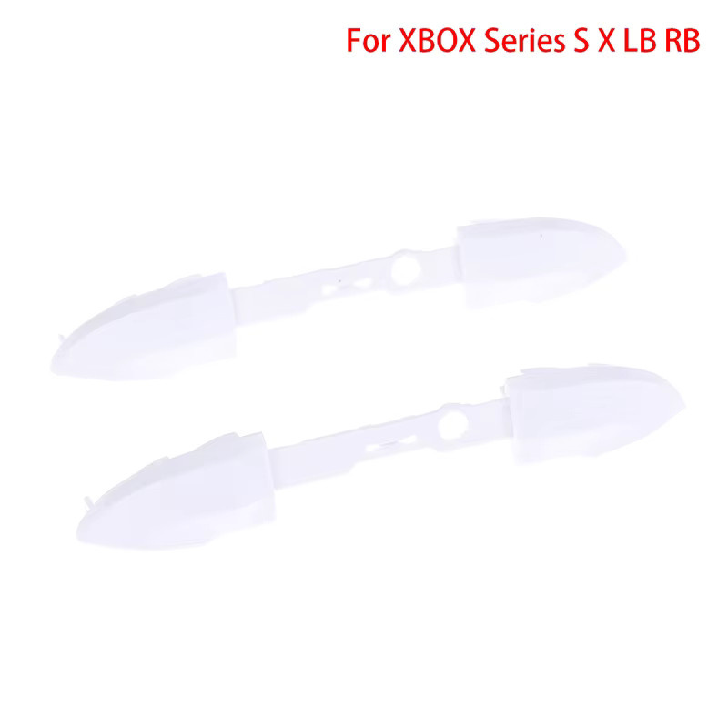 KOQZM Ersatzgehäuse für Xbox Series S und Xbox Series X Controller, Front- und Rückseite inklusive LB RB Stoßstange, Power-Taste und Trigger, Farbe: Weiß - Bild 3