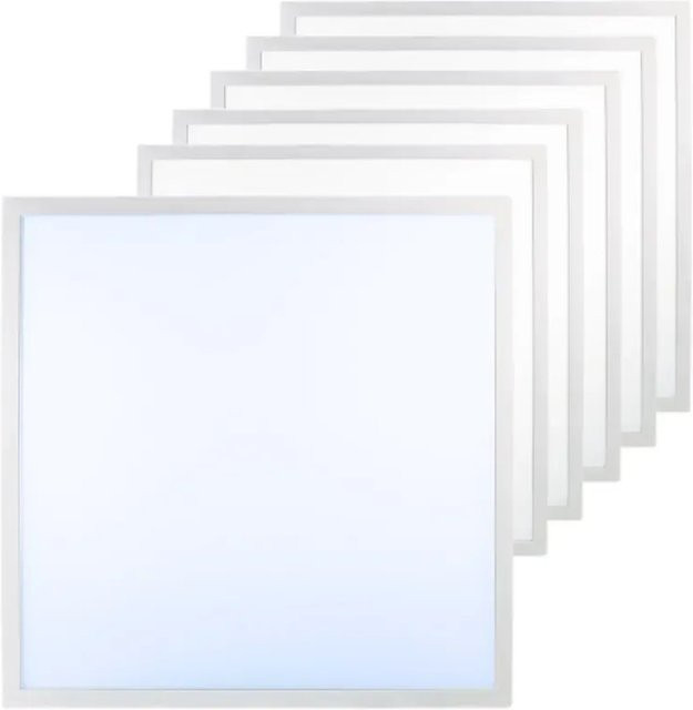 LUXULA 6er Pack LED Panel Einbauleuchte Weiß - Bild 1