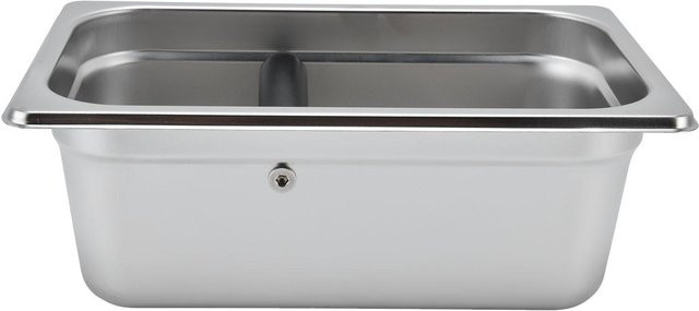 CosyHome Kaffee Knock Box aus Edelstahl in Weiß, rechteckig - Bild 1