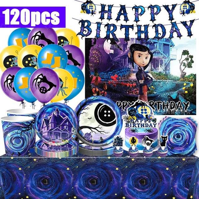 TAKARA TOMY Coraline Geburtstagsdekoration Partyzubehör - Bild 1