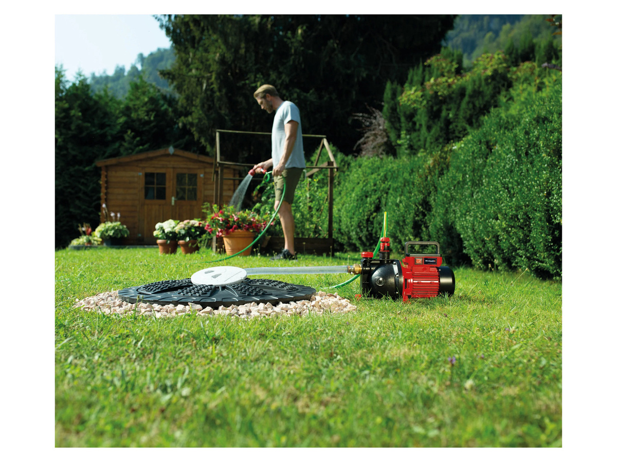 Einhell Gartenpumpe GC-GP 6040 ECO in Rot und Schwarz mit 4000 l/h Fördermenge und 36 m Förderhöhe - Bild 2