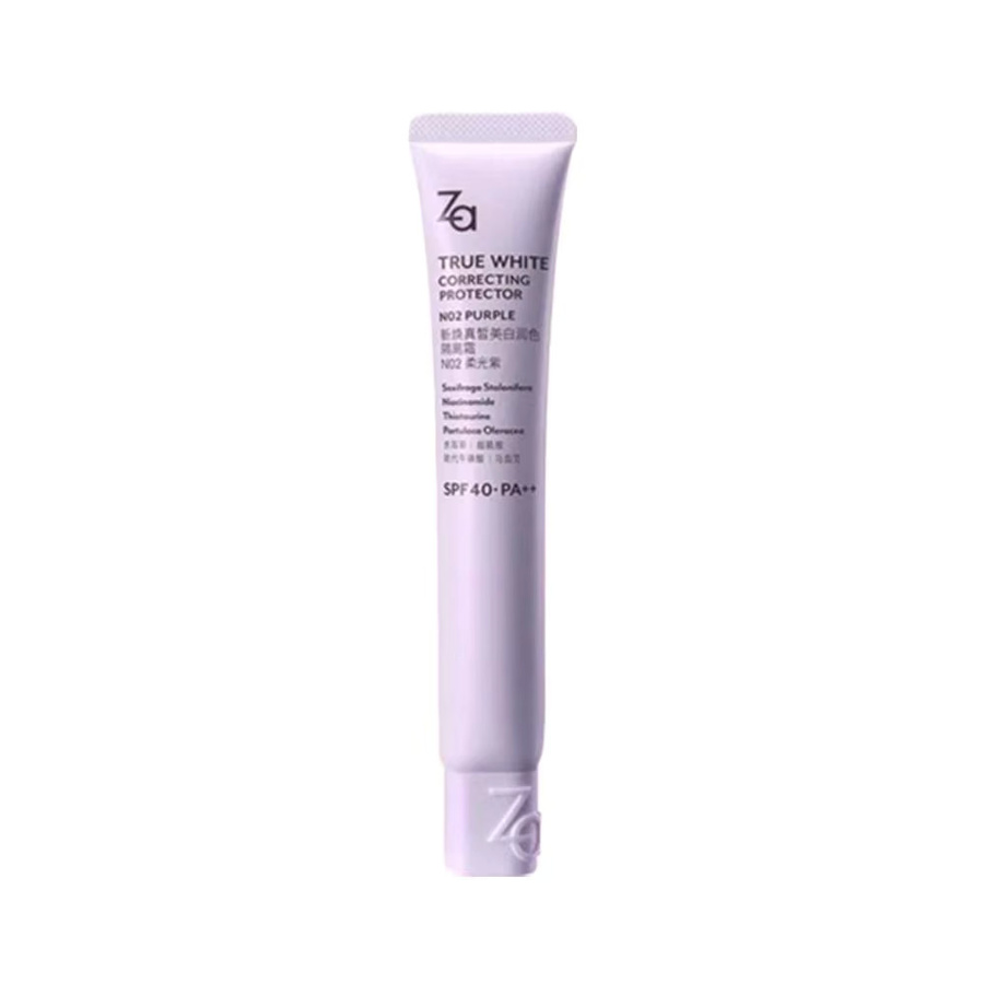 Za True White Glowing Correcting Protector, LSF 36, Lila - Bild 4