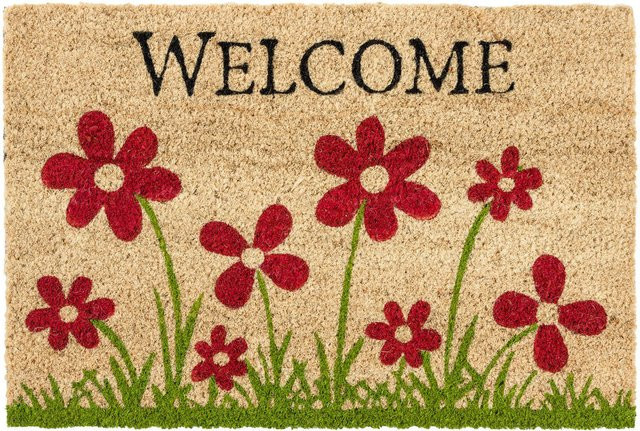 Astra Fußmatte Coco Style Blumenwiese natur, B/B: 40 x 60 cm - Bild 2