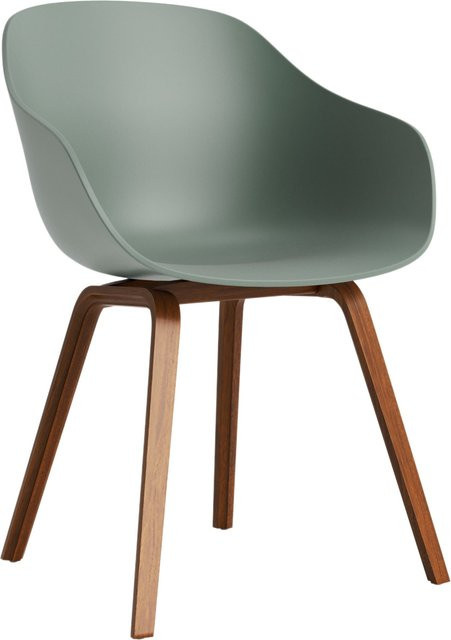 HAY About A Chair AAC 222 mit Armlehnen in Grün und Eiche - Bild 1