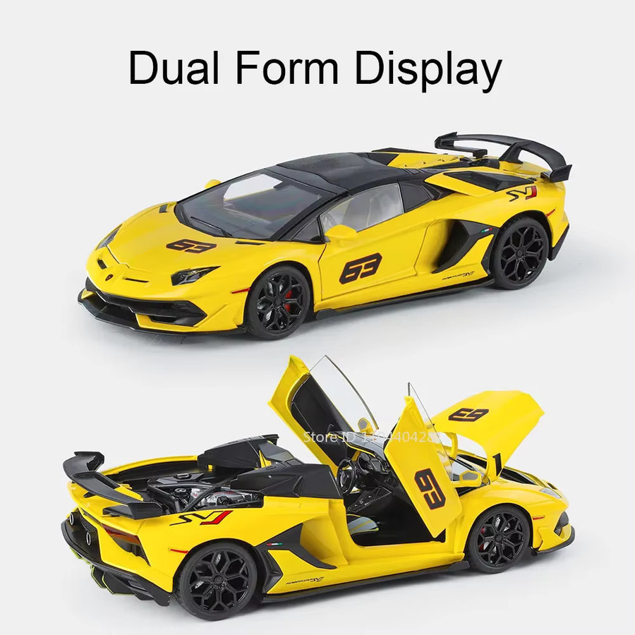 MAKEDA Lambor SVJ63 Pagani Huayra Sport Auto, 1:18, Metall, mit Licht und Sound - Bild 1