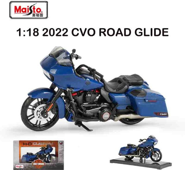 Maisto Harley Davidson Cvo Road Glide, Motorradmodell, 1:18, Metall, ab 14 Jahren - Bild 1