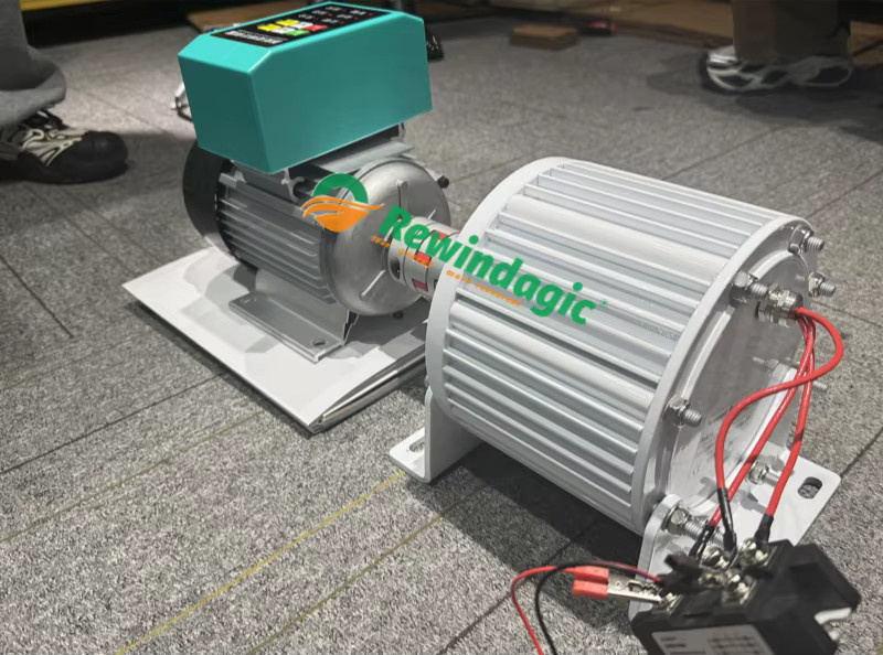 Rewindagic AC Permanentmagnet-Generatorsatz mit 220 V Motor und 7-Gang-Einstellung für 10 kW bis 50 kW Stromsysteme - Bild 3