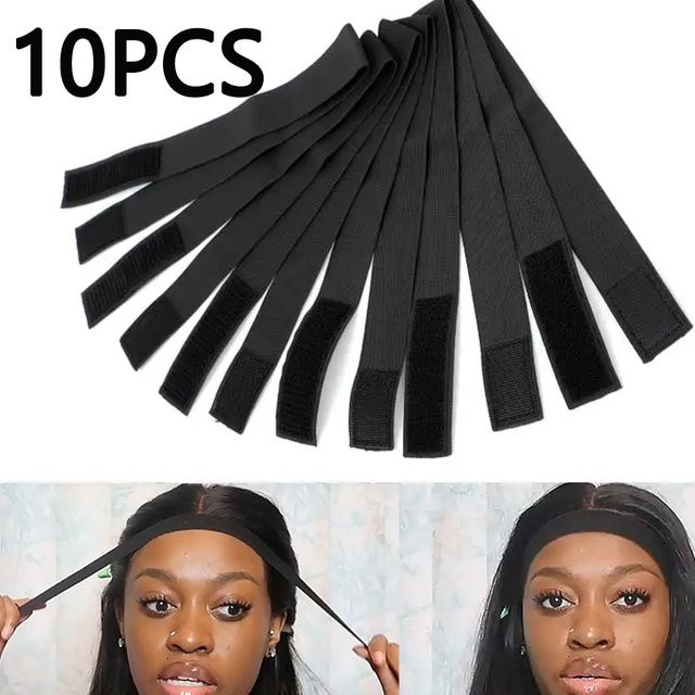 Flechazo Elastisches Band für Perücke, 10 Stück, Unisex - Bild 1