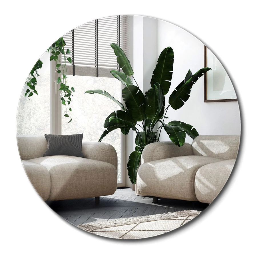 Wallfluent Wandspiegel Rund Groß Durchmesser: 80 cm - Bild 1