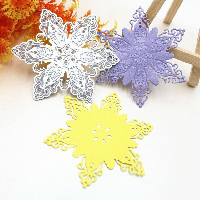 Schneidwerkzeug Sammelalbum mit Schneeflocken-Prägematrix aus Kohlenstoffstahl in Multicolour - Bild 1