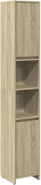 vidaXL Badezimmerschrank Sonoma-Eiche Modell 3, Farbe Braun, B/T/H: 30 x 30 x 183,5 cm - Bild 1
