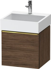 Duravit Waschtischunterschrank D-Neo, Wandhängend, Braun, Glänzend, B: 48,4 cm, T: 44,2 cm - Bild 1