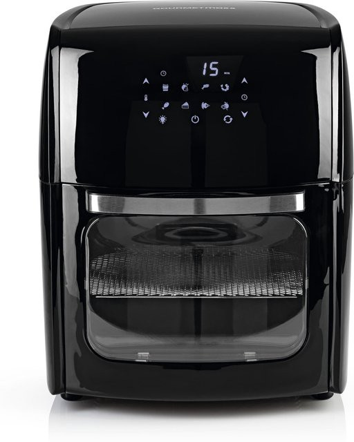 GOURMETmaxx Digitale Heißluftfritteuse in Schwarz mit 12 l Volumen und digitalem Display - Bild 1