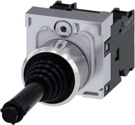 Siemens 3SU1150-7BA88-1NA0 Koordinatenschalter in Schwarz und Grau aus Metall mit IP65 und IP67 Schutzart - Bild 1
