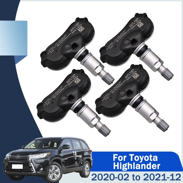 GANGLE Reifendruck Kontrollsensor TPMS 315 MHz für Toyota Highlander RAV4 Sequoia Tundra in Schwarz (42607-0C091) - Bild 1