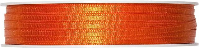 Halbach Satinband aus Polyester in Orange, Breite: 0,3 cm, Länge: 10 m - Bild 1