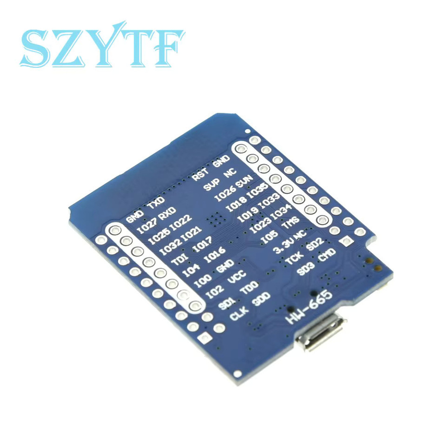 SZYTF D1 Mini ESP8266 ESP32 Entwicklung Board mit WiFi und Bluetooth kompatibel für Wemos und Arduino inklusive Pins - Bild 2