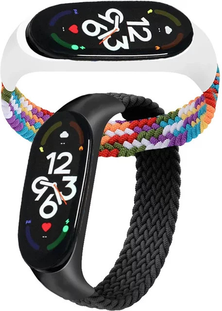 Uhrenarmband Nylon, Bunt, Unisex, Xiaomi Mi Band 7 6 5 4 3 - Bild 1