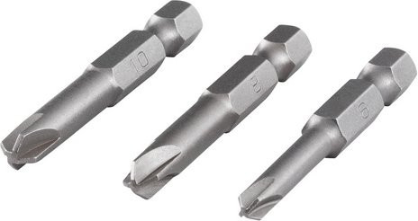 Wolfcraft Schraubendreherklinge 1/4-Zoll Sechskant in Silber - Bild 1
