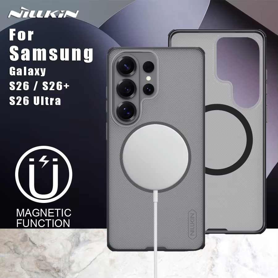 Nillkin Super Frosted Pro Schutzhülle für Samsung Galaxy S26 Ultra, S26 Plus und S26 5G, magnetisch und MagSafe-kompatibel mit matter Rückseite - Bild 2