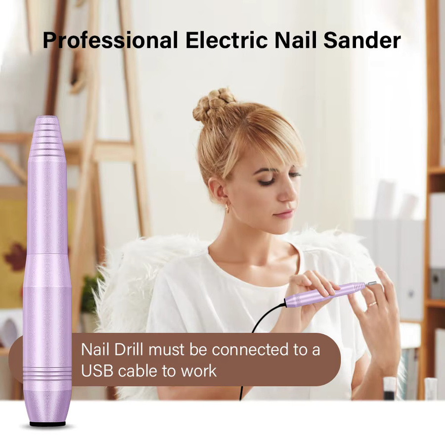 LINMANDA Nagelbohrmaschine, Purple C, Unisex - Bild 2